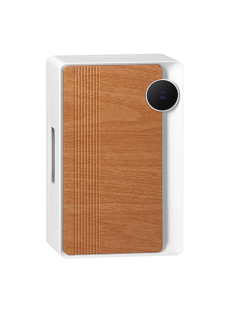 STRATIS AC, dzwonek przewodowy elektromechaniczny dwutonowy, 230V, biało-dębowy