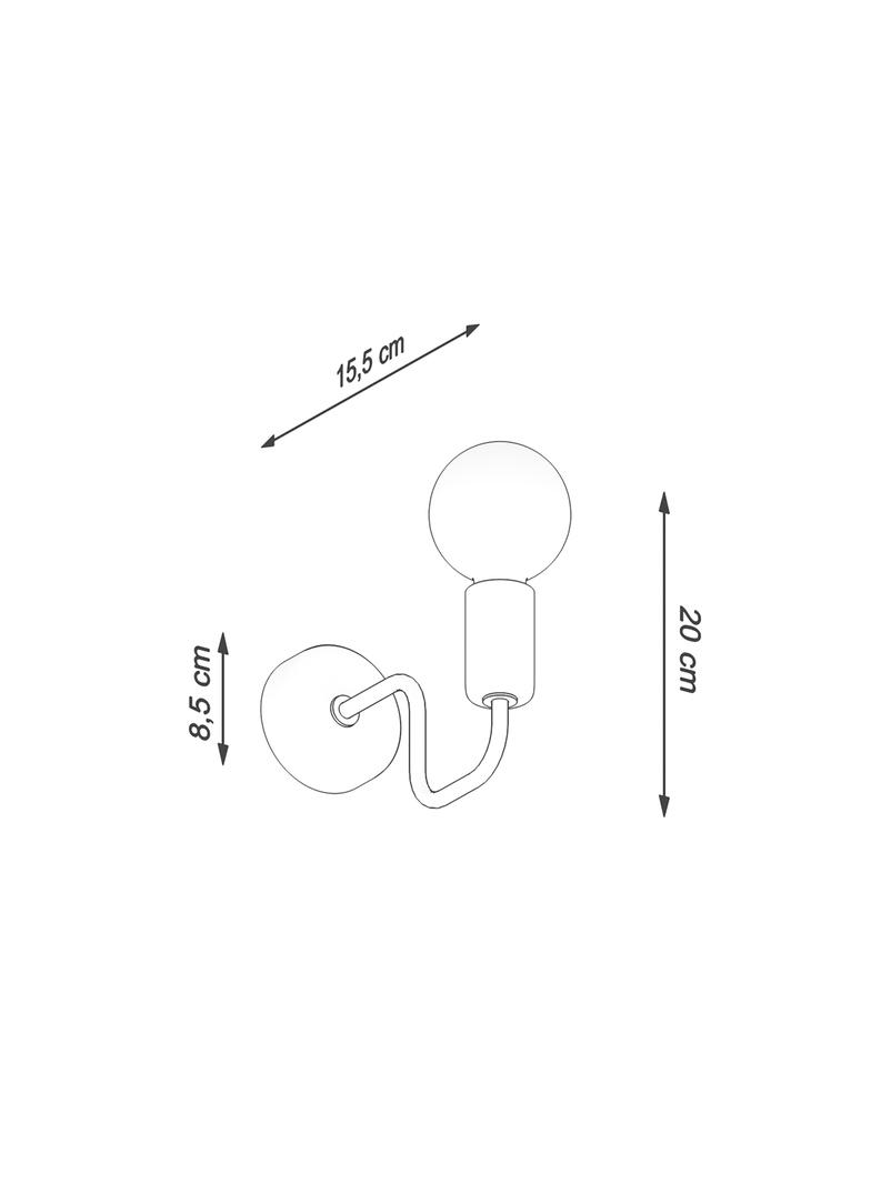 Kinkiet VECTOR czarny