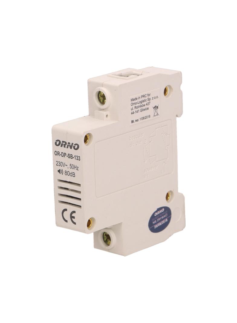 Dzwonek przewodowy na szynę DIN-1 moduł OR-DP-SB-133 ORNO