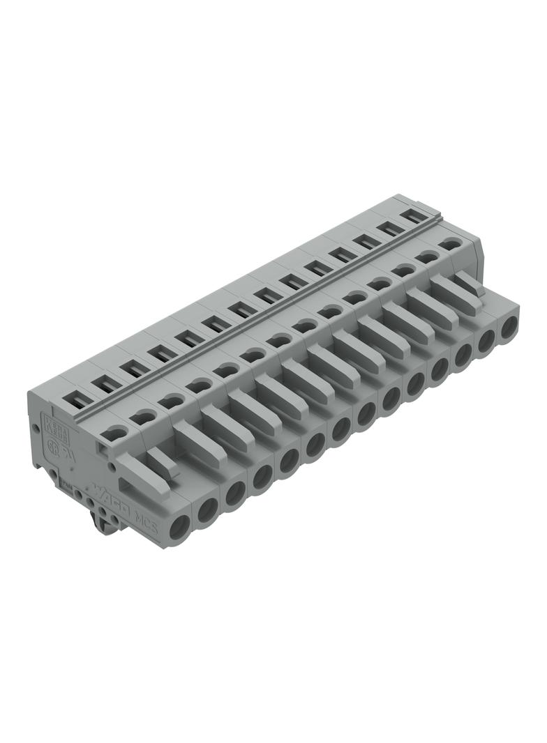 Gniazdo MCS‑MIDI Classic 14‑biegunowe szare raster 5mm 231‑114/008‑000 /25szt./ WAGO