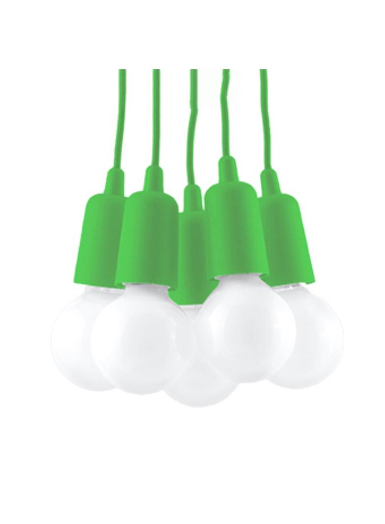 Sollux Lampa wisząca DIEGO 5 zielony SL.0583