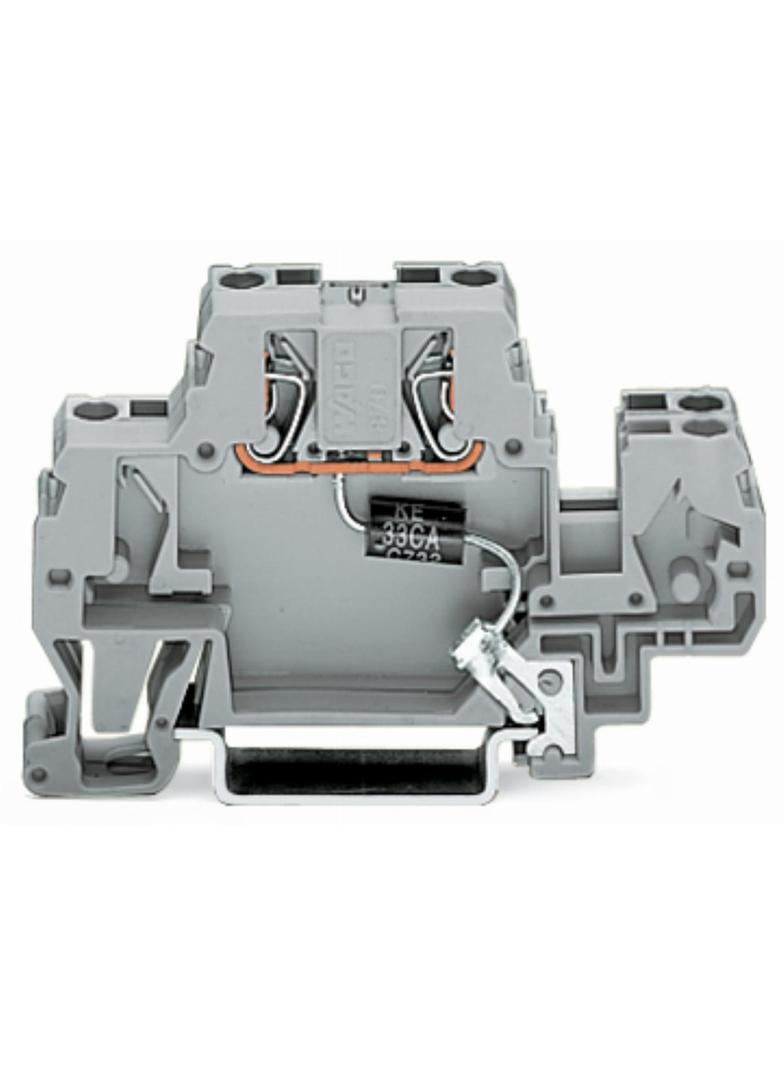 złączka z podwójną diodą supresorową 110/120V AC