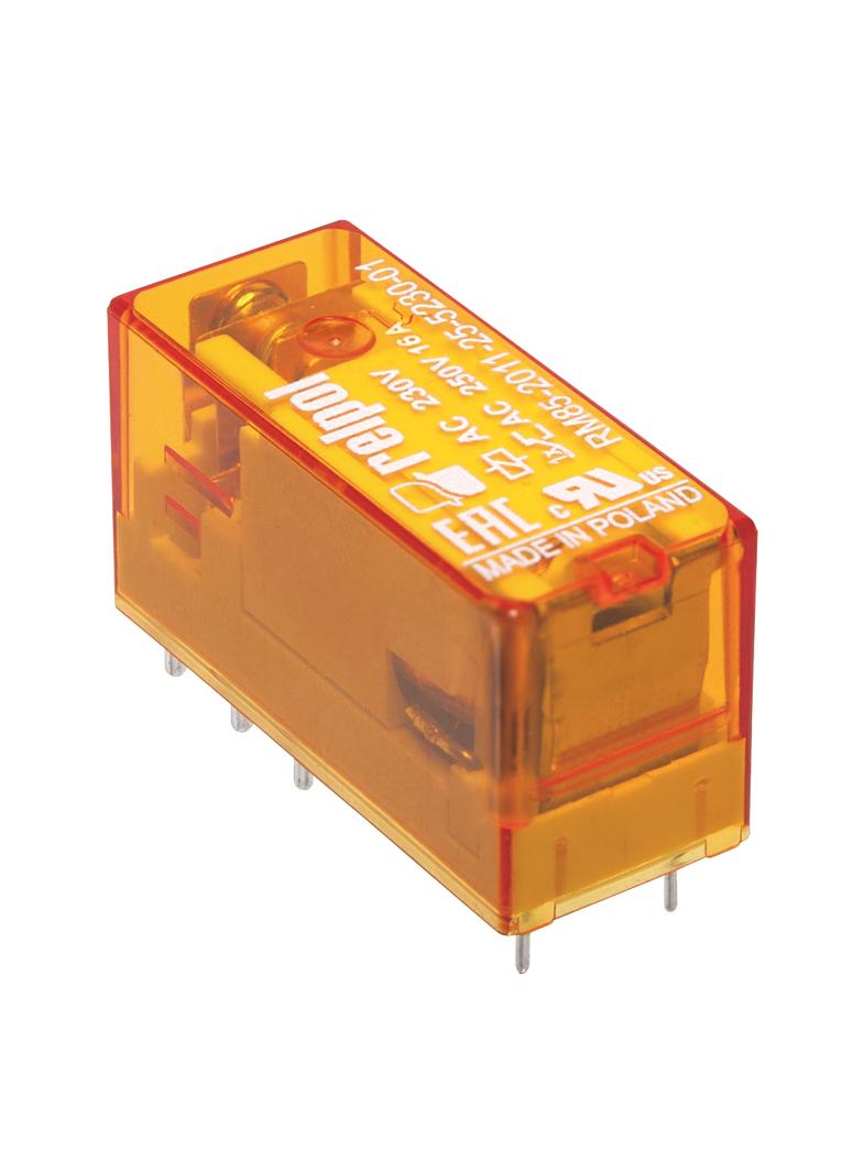 RM85-2011-25-5230-01 Przekaźnik elektromagnetyczny, miniaturowy z przeźroczystą obudową, do obwodu d