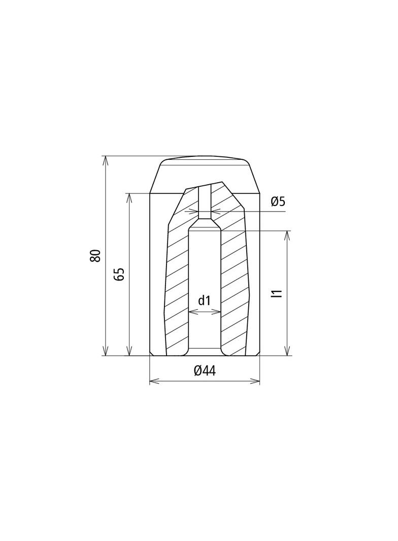 Głowica do wbijania uziomów fi 20 mm, stal