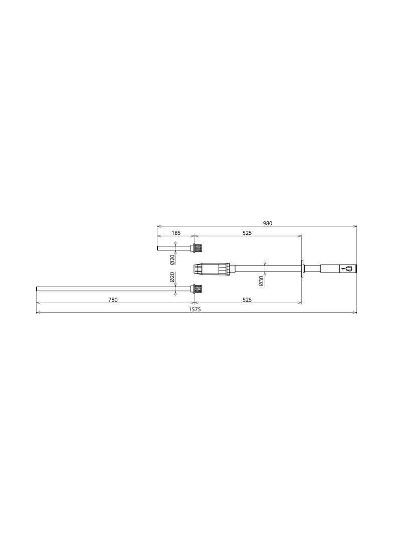 Wskaźnik napięcia PHE III z przedłużaczami, 6...20 kV