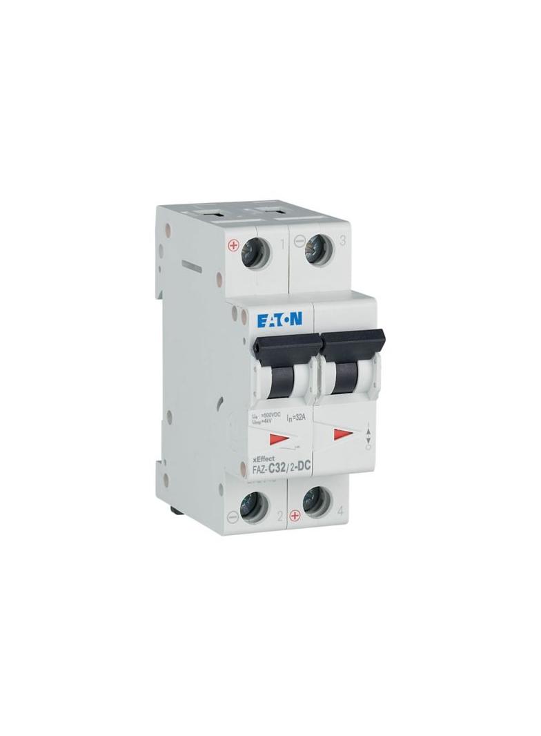 FAZ-C32/2-DC Wyłącznik nadprądowy 10kA DC C32A 2P 279143 EATON