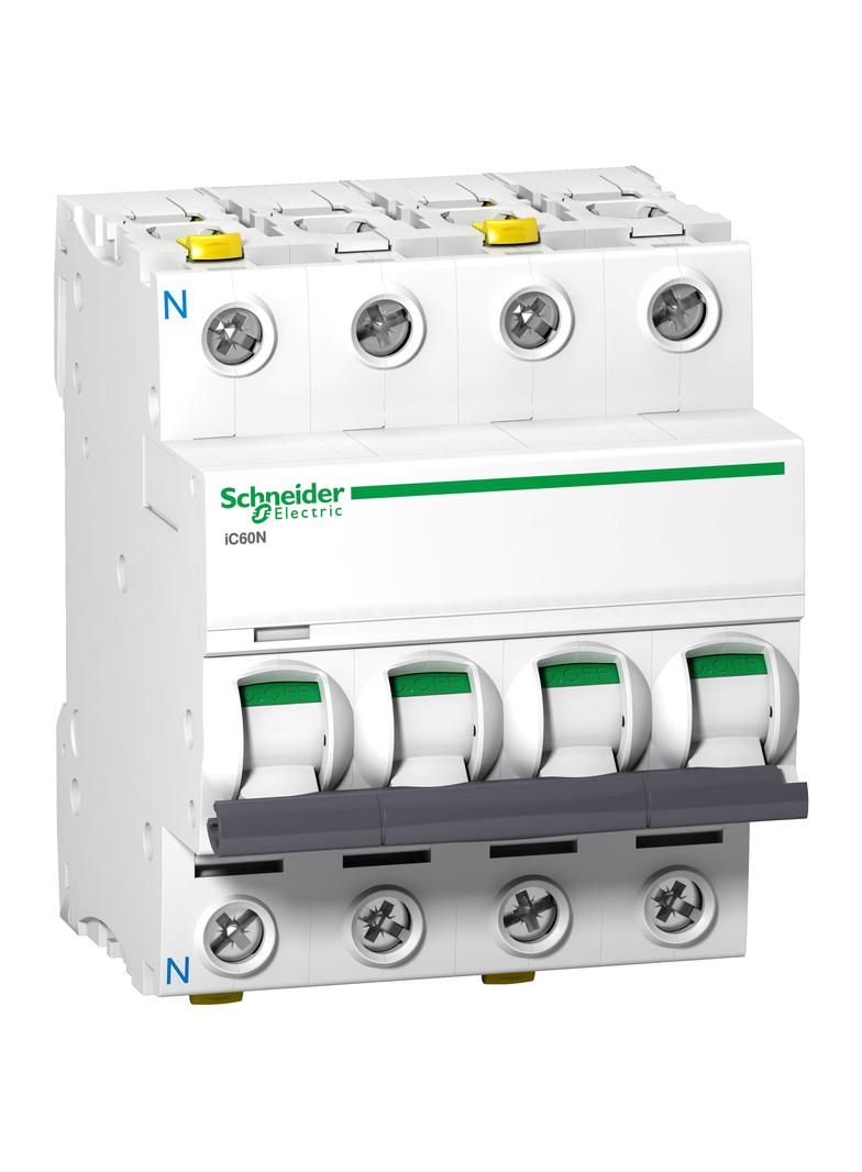 Wyłącznik nadprądowy Acti9 iC60N 3P+N C1A A9F04701 Schneider