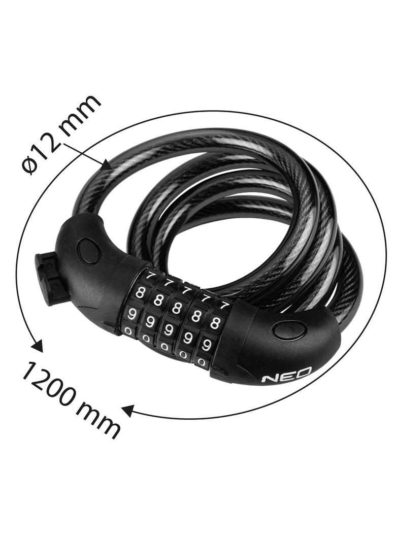 Zapięcie rowerowe, linka na kod