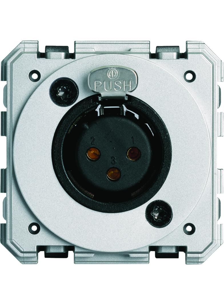 gallery Gniazdo XLR żeńskie mechanizm 2M WXF623 HAGER