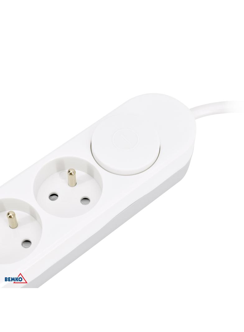 PRZEDŁUŻACZ NB 5X 2P+Z+WYŁ. 1.5MM X 2.0M + 2x USB(C+A)