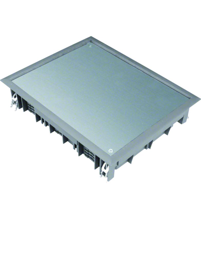 tehalit.VE-EE Pokrywa pełna VDE09 200x253 wykładzina 5mm stal szary PA VDE09057011 HAGER