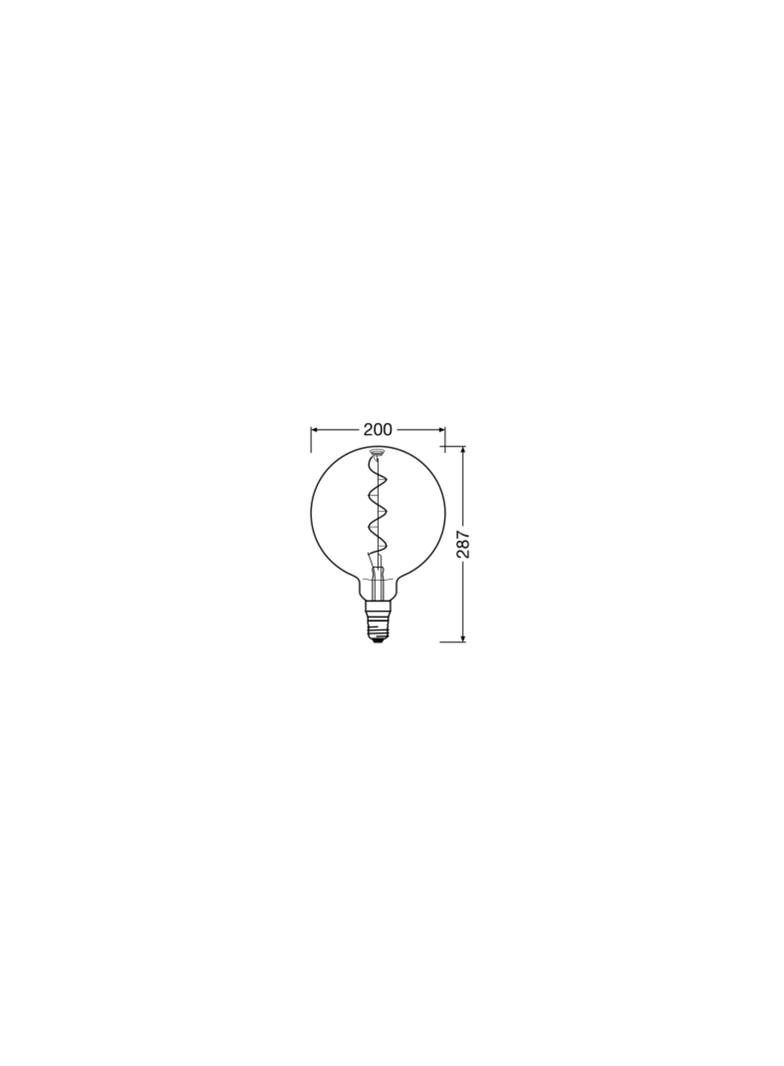 Lampa LED Vintage 1906 dim CL GLOBE200 Filament szkło przezroczyste SMOKE 12 dim 5W 818 E27
