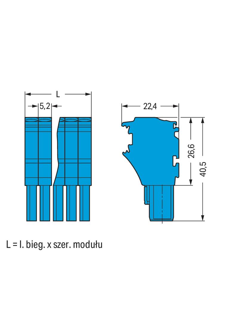 1-przewodowe gniazdo