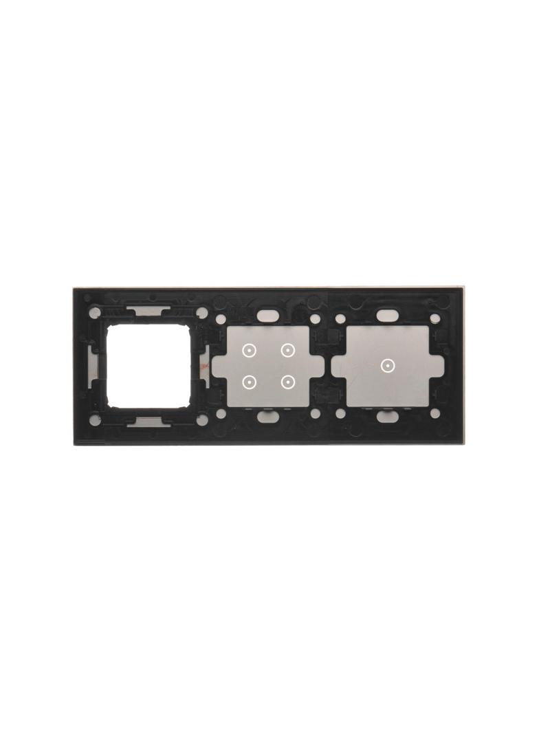 Simon 54 Touch Panel dotykowy S54 Touch 3 moduły 1 pole dotykowe + 4 pola dotykowe + 1 otwór na osprzęt S54 burzowa chmura DSTR3140/72 KONTAKT