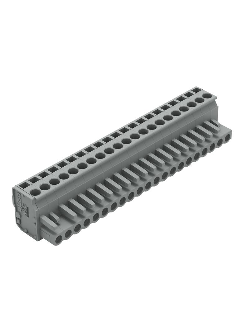kątowy wtyk sprężynowy raster 5 mm 21-torowy /10szt./ WAGO