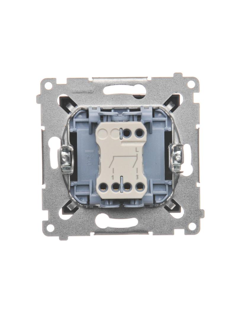 Simon 54 Łącznik świecznikowy 10A 250V szybkozłączka brąz mat DW5.01/46 KONTAKT