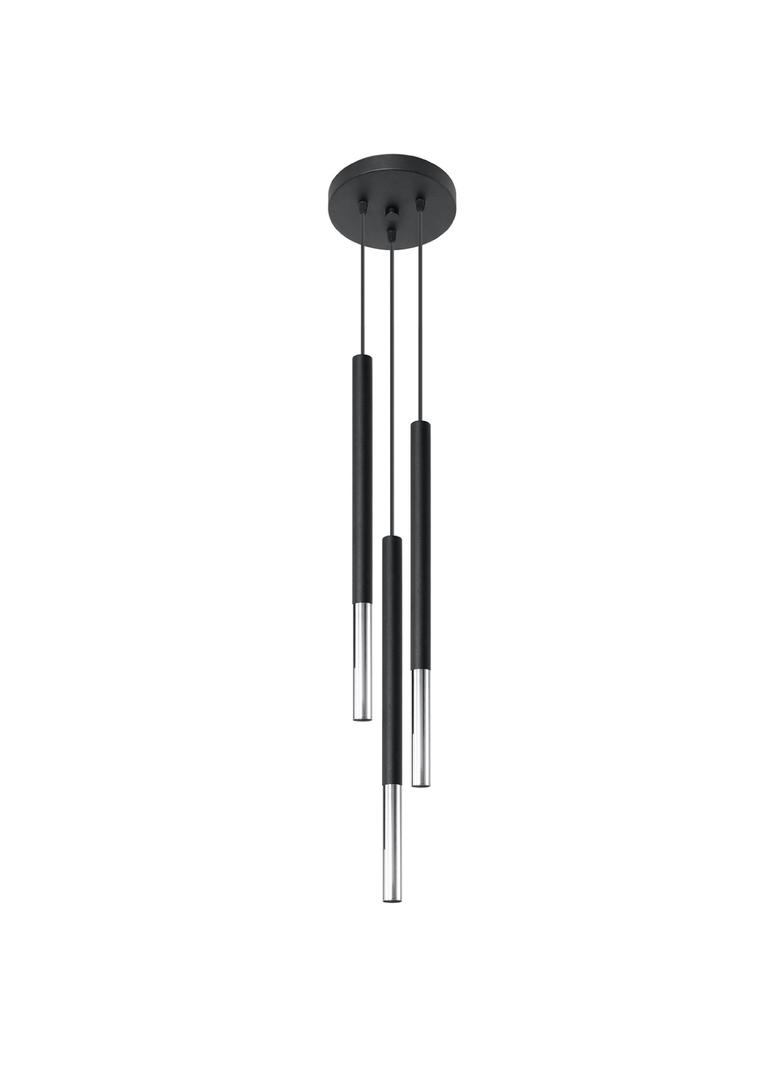 Lampa wisząca MOZAICA 3P czarny/chrom