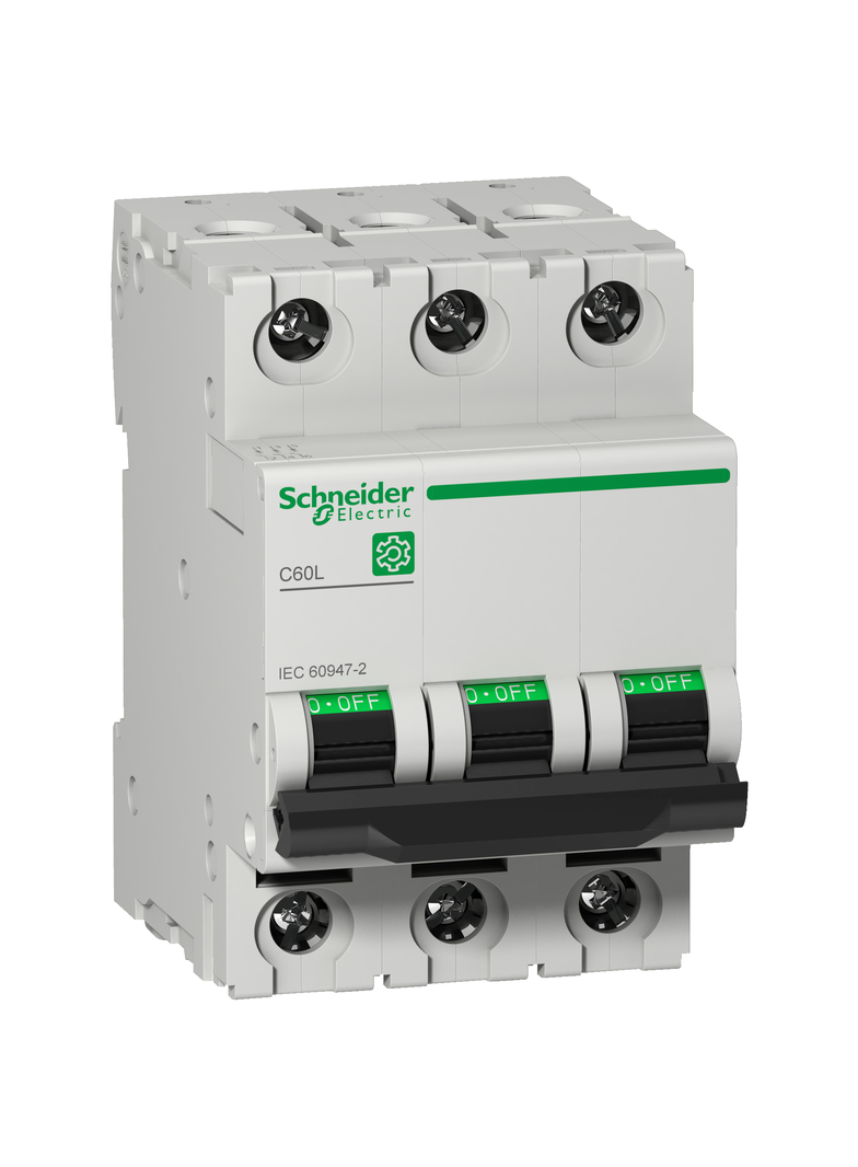 Wyłącznik nadprądowy C60L-C4-3-OEM charakterystyka C 4 A 3-biegunowy M9F17304 Schneider