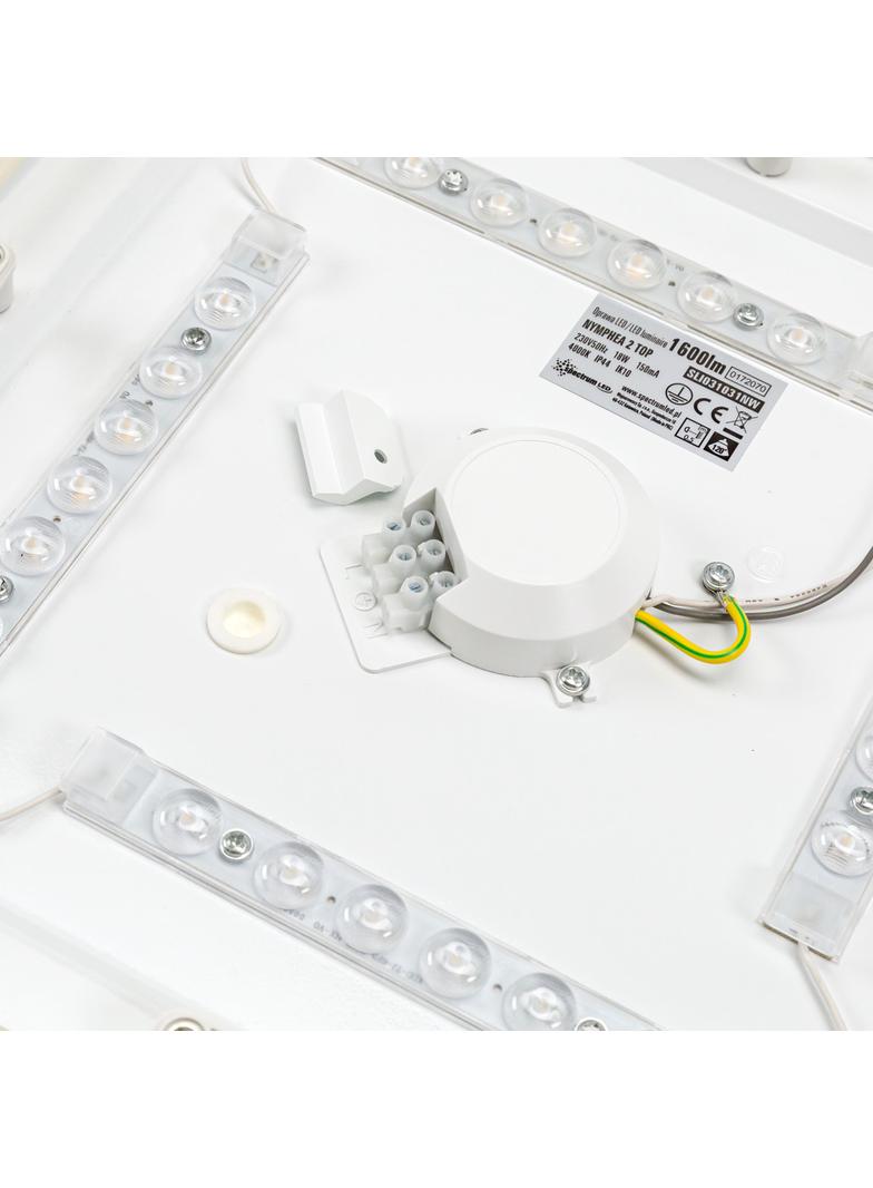 NYMPHEA 2 TOP 230V 18W IP44 IK10 NW SQUARE