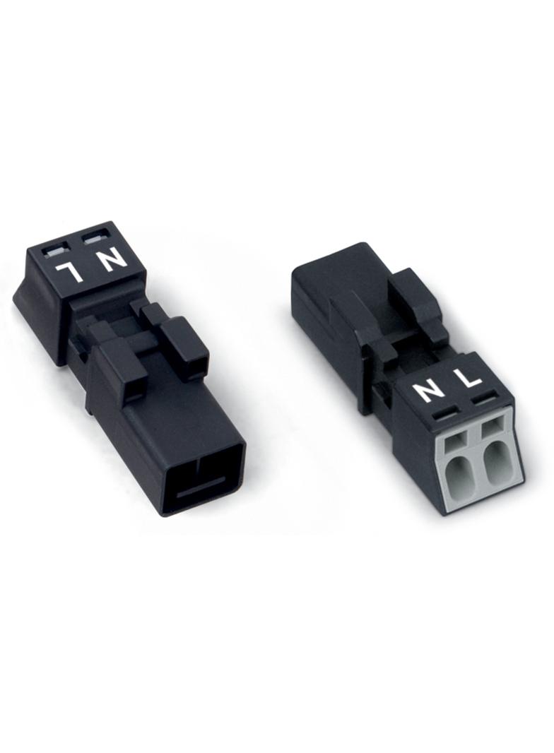 WINSTA MINI wtyk 2-torowy czarny