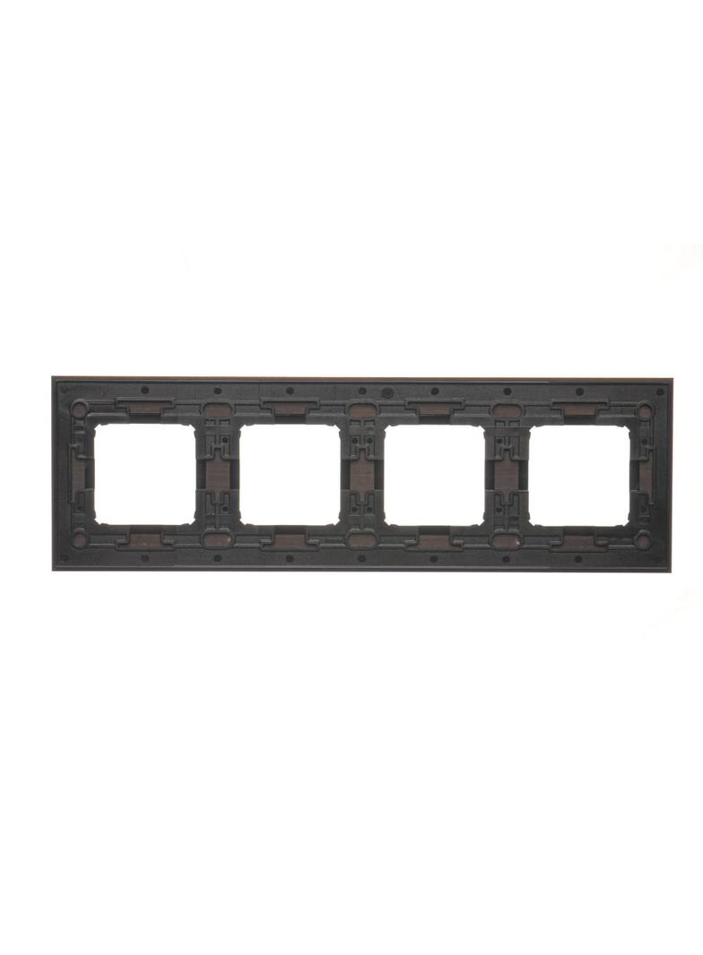 Simon 54 Nature Ramka 4-krotna Nature-Drewno ZŁOTE WENGE IP20/IP44* (*IP44-należy zastosować zestaw uszczelek DUN4) DRN4/85 KONTAKT