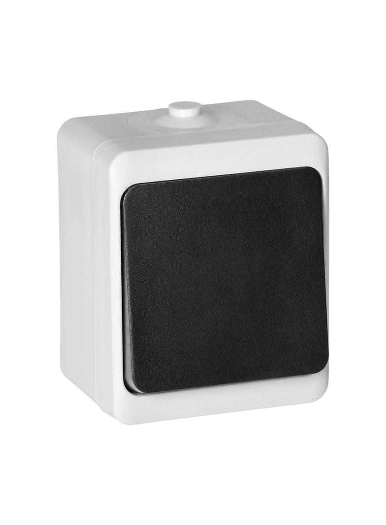 Przycisk dzwonek AQUATIC MINI IP54 10A 230V AC biało-czarny OR-OE-7304/WB ORNO