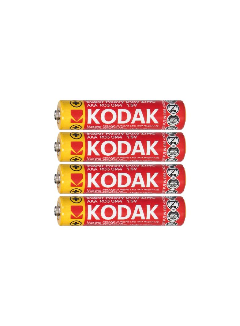Baterie Kodak ZINC Super Heavy Duty AAA LR6 4 szt. folia