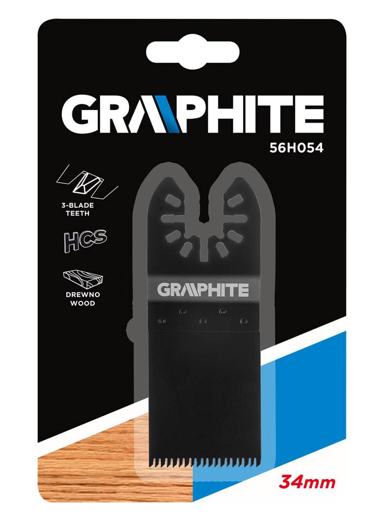 Brzeszczot do drewna HCS, szerokość ostrza 34 mm