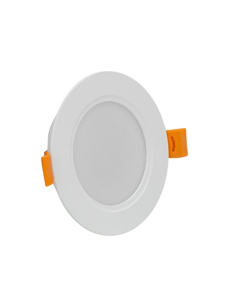 Oprawa downlight DURE 3 5W NW b. neutralna 230V 110st IP54 IK06 95x31 BIAŁY okrągła zasilacz zintegr
