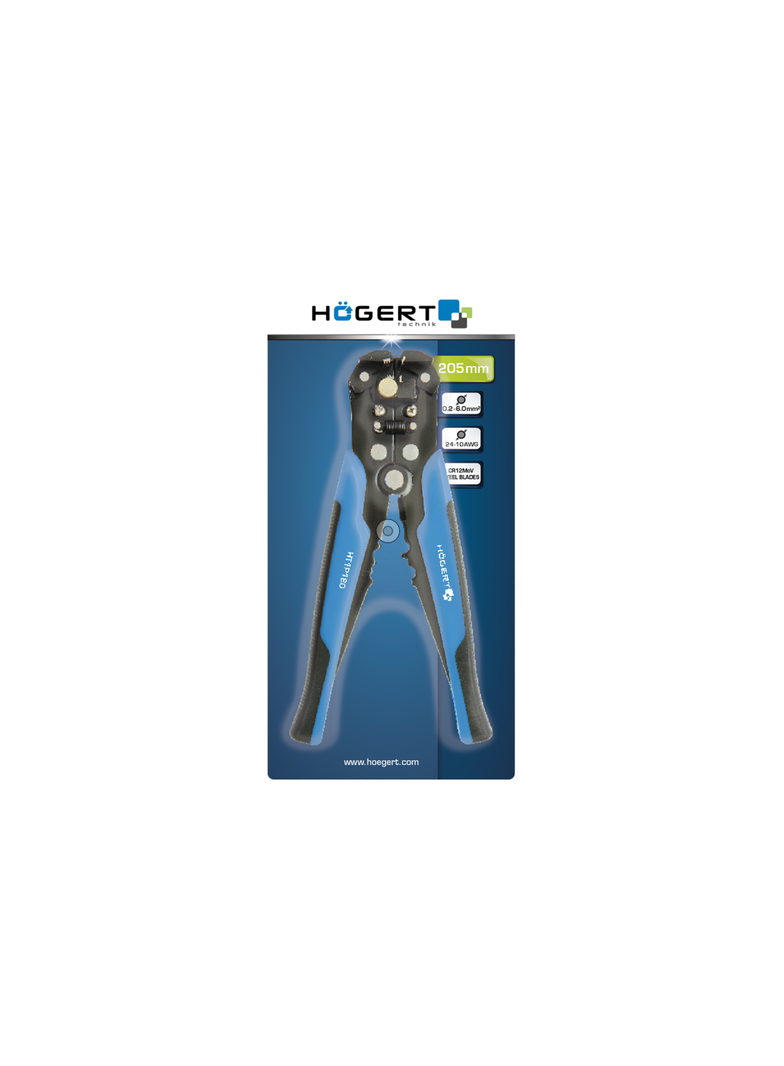 Szczypce automatyczne do ściągania izolacji 205 mm, 0,2-6 mm