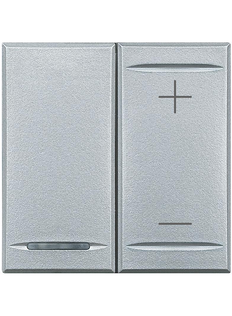 AXOLUTE - ŚCIEMNACZ PRZYCISKOWY 3-400W 2 MODUŁY ALUMINIUM, Bticino