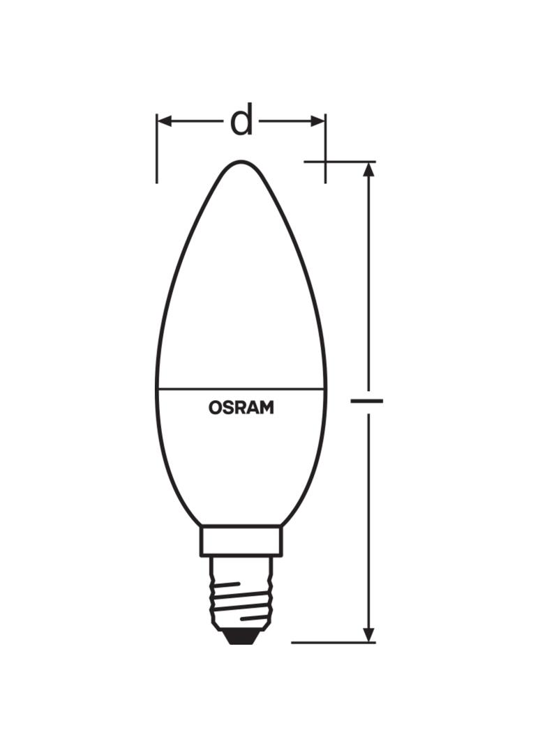 Żarówka OSRAM LED STAR RGB + pilot 4,5W=25W E14
