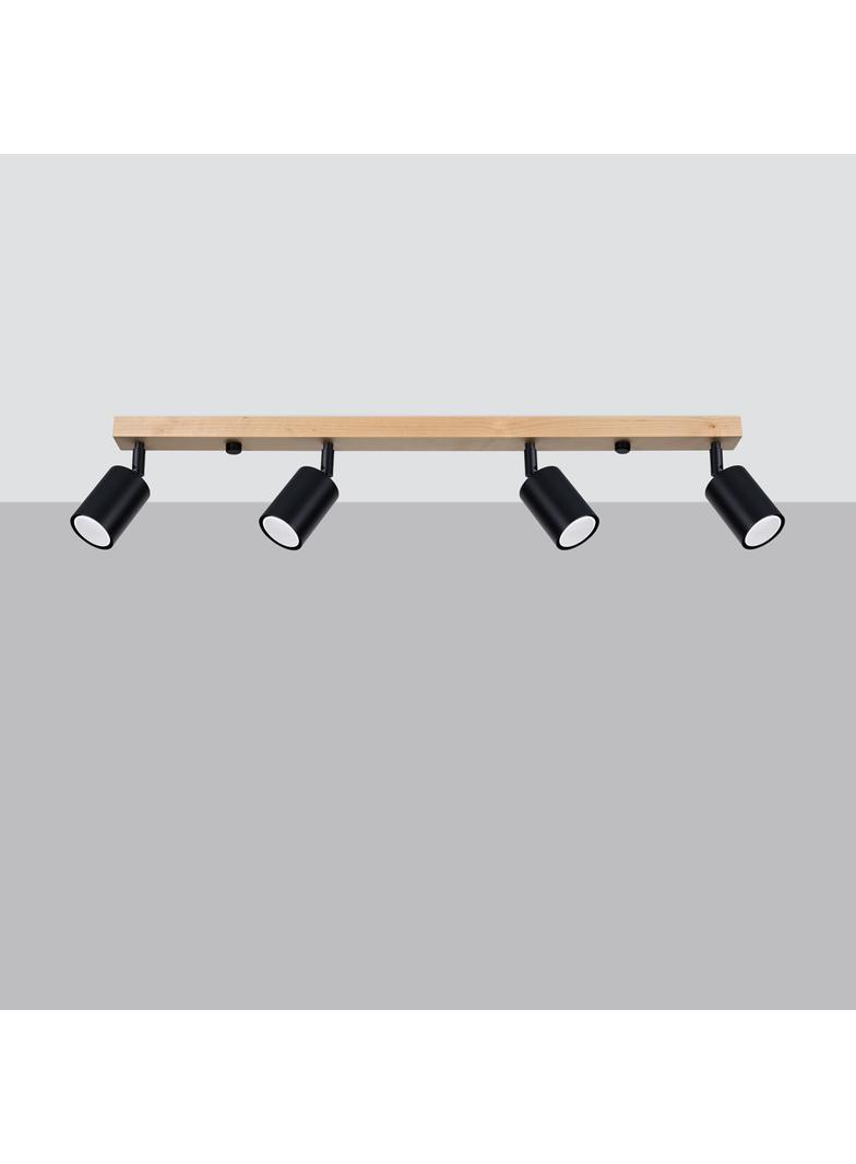 Sollux Plafon VERDO 4 czarny SL.1294