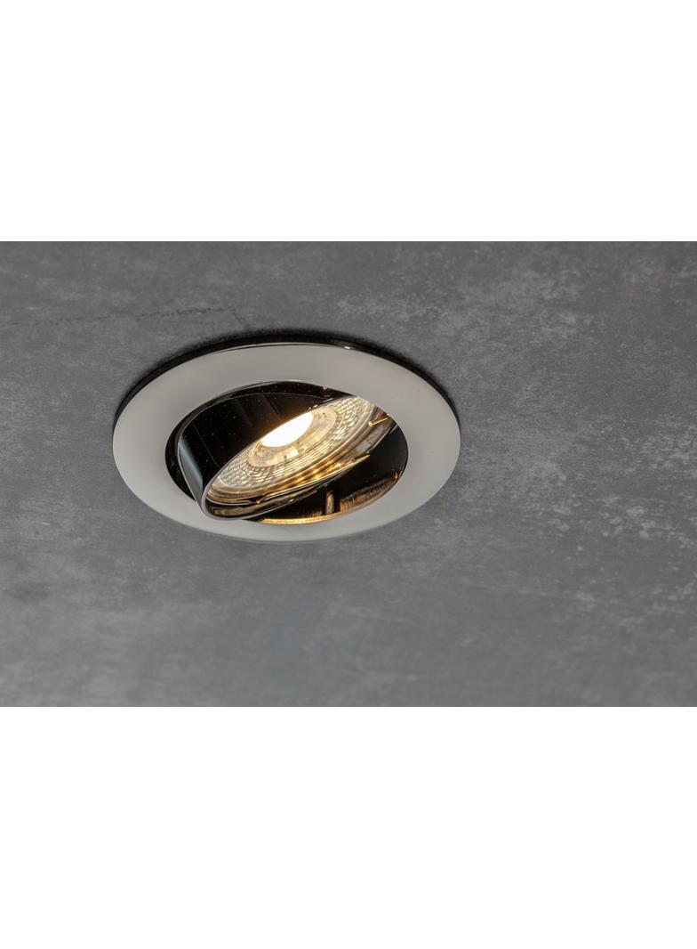 SUFITOWA OPRAWA PUNKTOWA Z REGULACJĄ KĄTA (OCZKO) PORTO-K, ODLEW, IP20, CZARNY CHROM