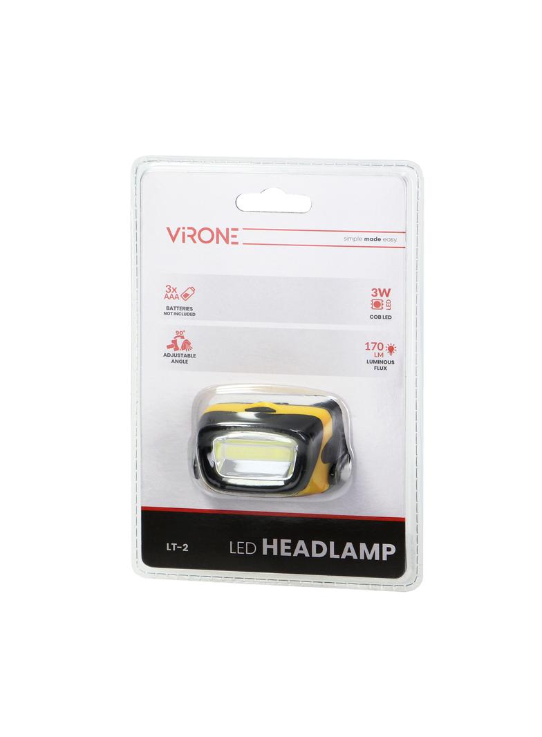 Latarka czołowa LED COB 3W 170lm 3 x AAA ruchoma głowica LT-2 ORNO
