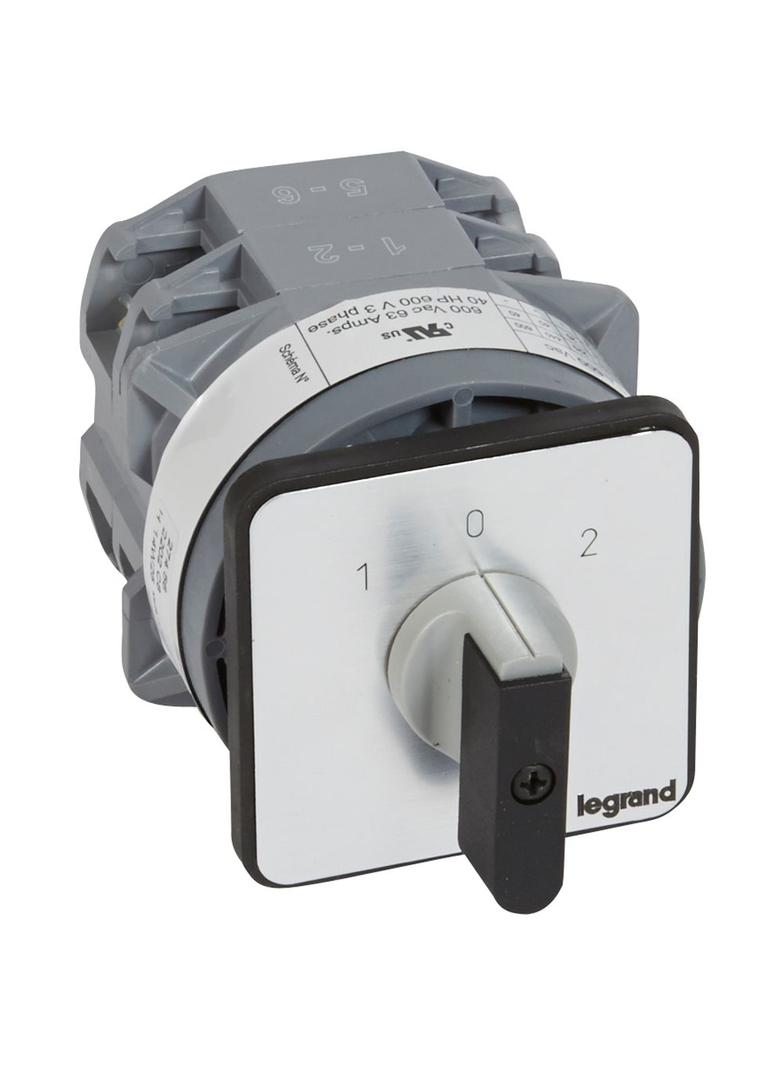 PRZEŁĄCZNIK KRZYWKOWY 0-1-2 PR63 63 A 2P, Legrand