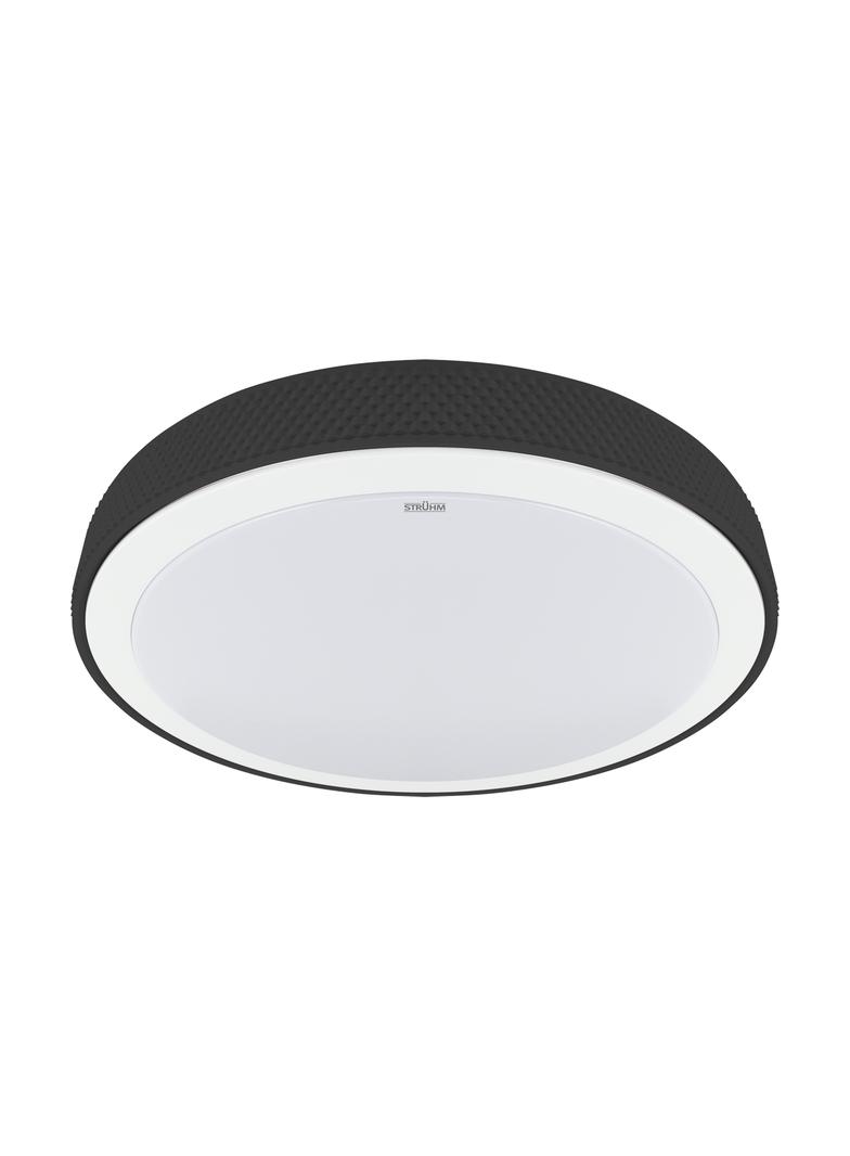 Plafoniera SMD LED RATAN LED C 24W BLACK CCT