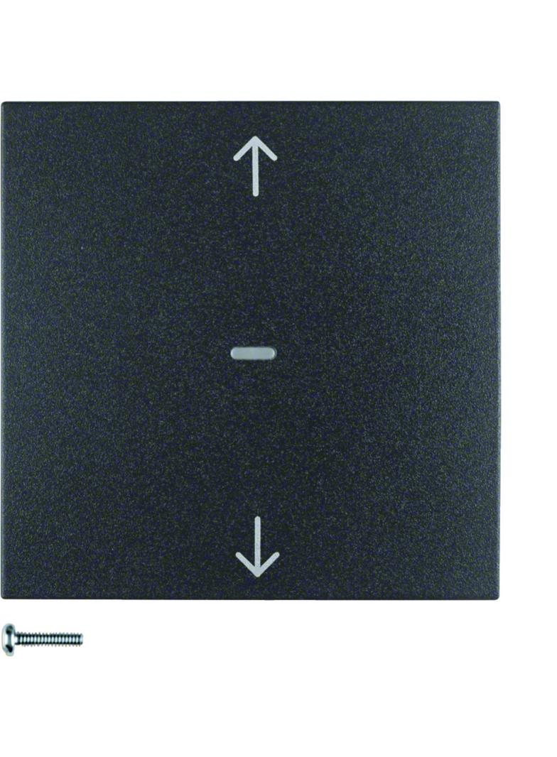 BERKER B.Kwadrat/S.1/B.3/B.7 KNX RF quicklink przycisk żaluzjowy antracyt mat 85245285 HAGER