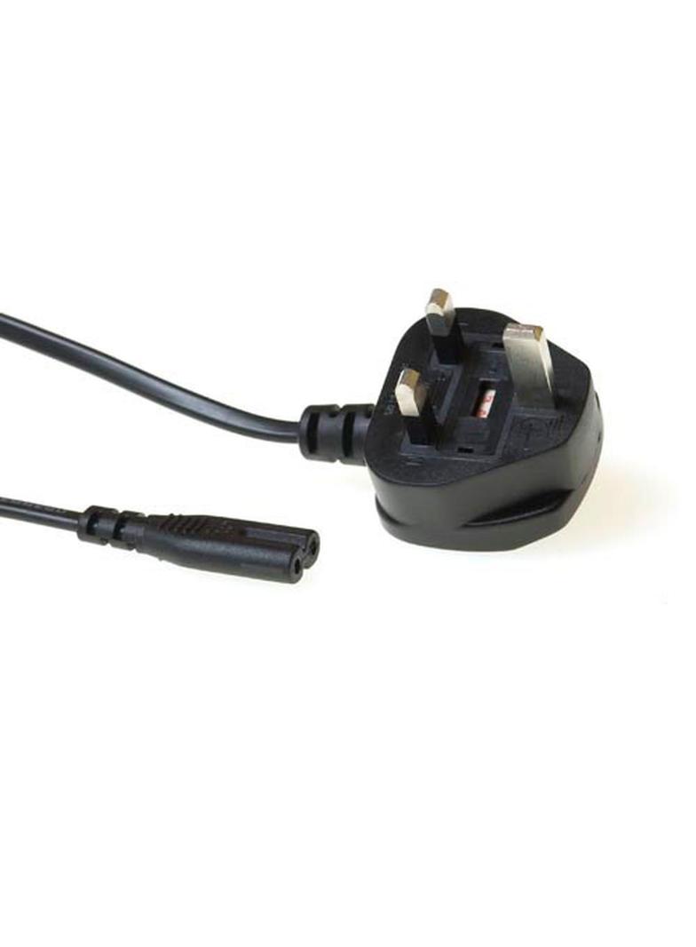 Kabel zasilający typ G - C7 czarny 1,8m