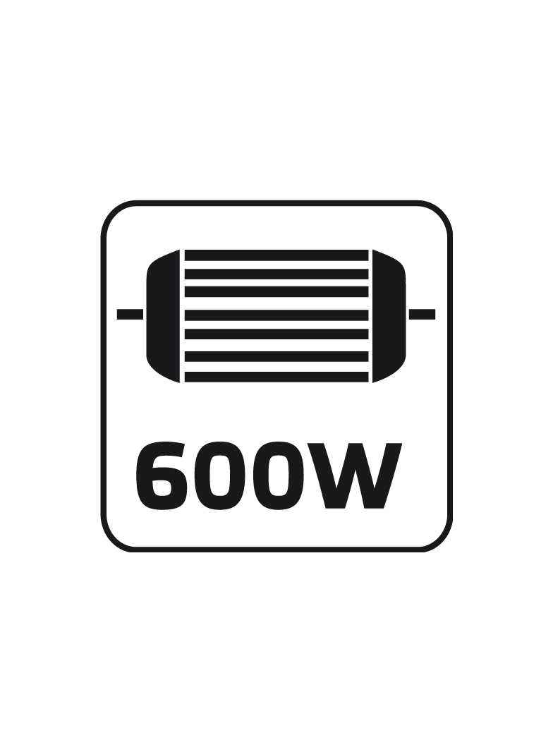 Nożyce do żywopłotu 600W, szerokość cięcia 450 mm
