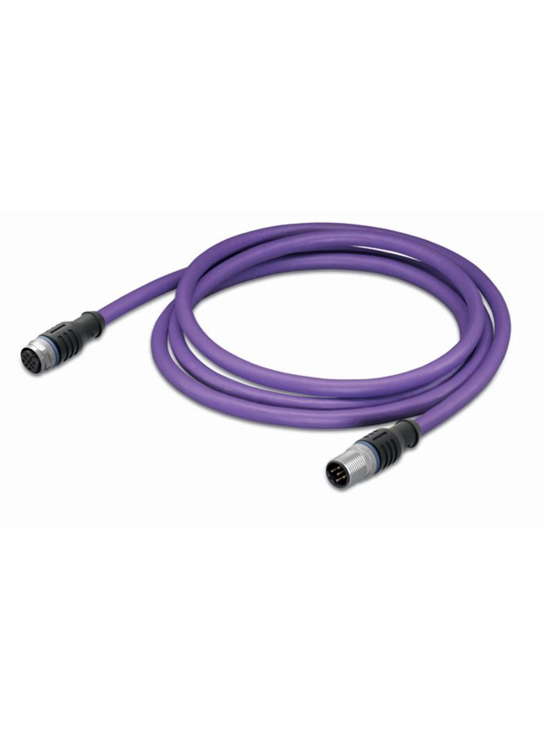 przewód CAN gniazdo proste/wtyczka prosta M12 5m