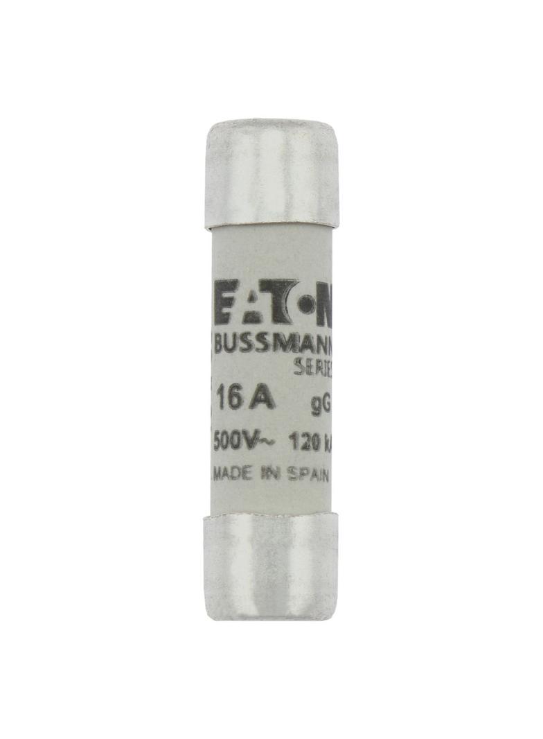 CYLINDRICAL FUSE 10 x 38 16A GG 500V AC Wkładka cylindryczna 10 x 38mm 16A GG 500V AC C10G16 EATON