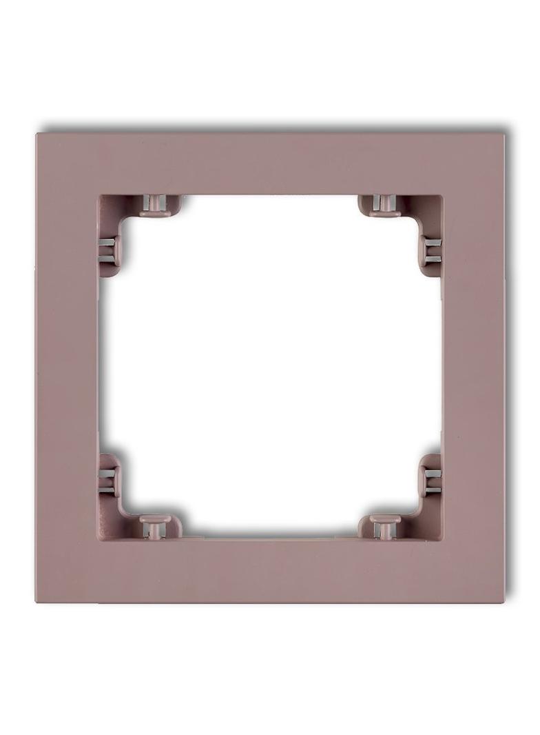 DECO Ramka uniwersalna pojedyncza z tworzywa DECO Pastel Matt lawendowa