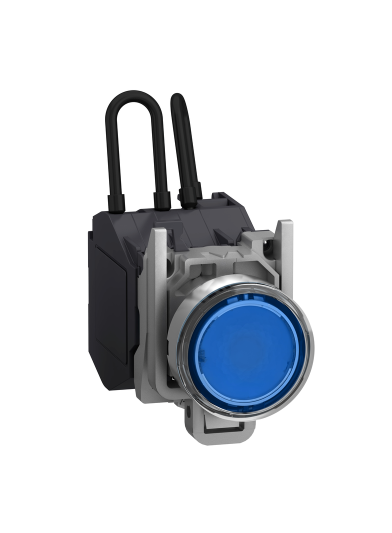 Harmony XB4 Przycisk do stref zagrożonych wybuchem Pushtotest 24 240V niebieski