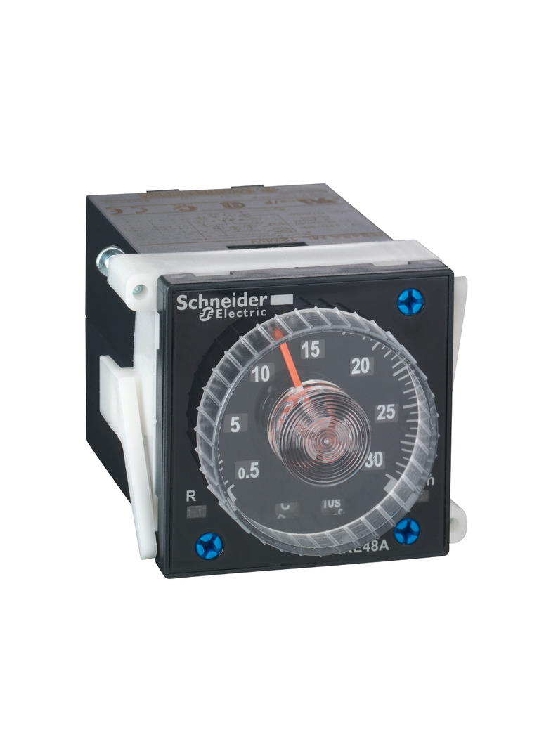 Zelio Time Przekaźnik czasowy 24 240V AC, zakres 0,02S…300H, styk 2OC