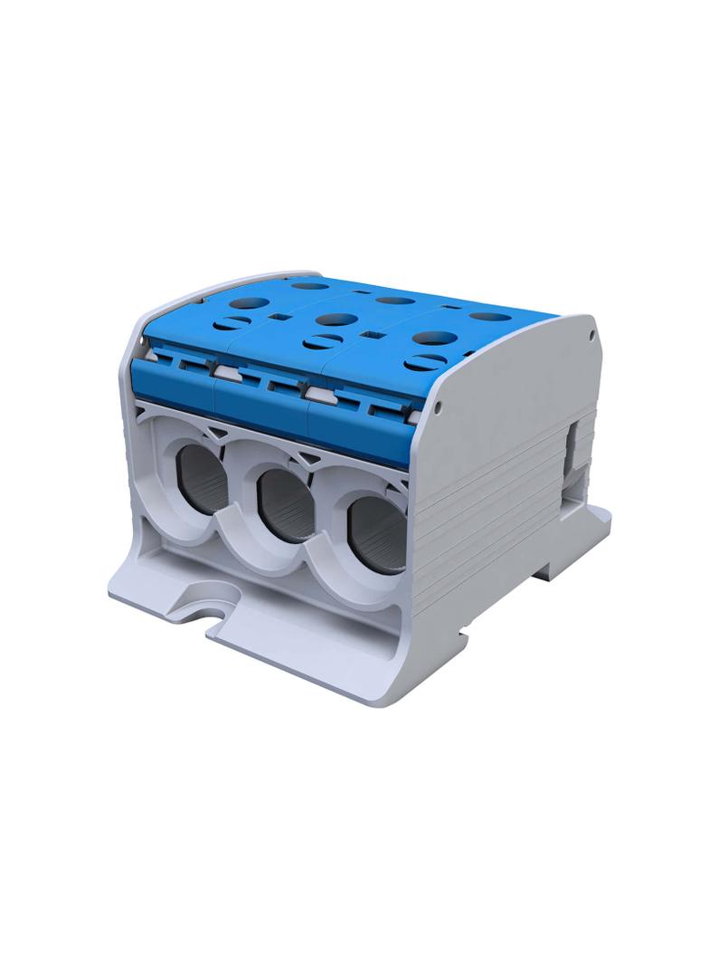 STB 95-3 Złączka szynowa gwintowa Al/Cu 87560 SIMBLOCK niebieski