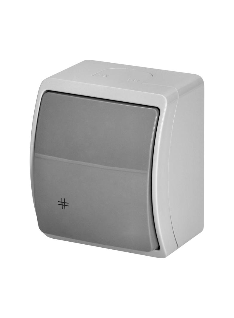 Łącznik krzyżowy n/t AQUATIC IP44 szary-grafit OR-OE-7103/GR ORNO