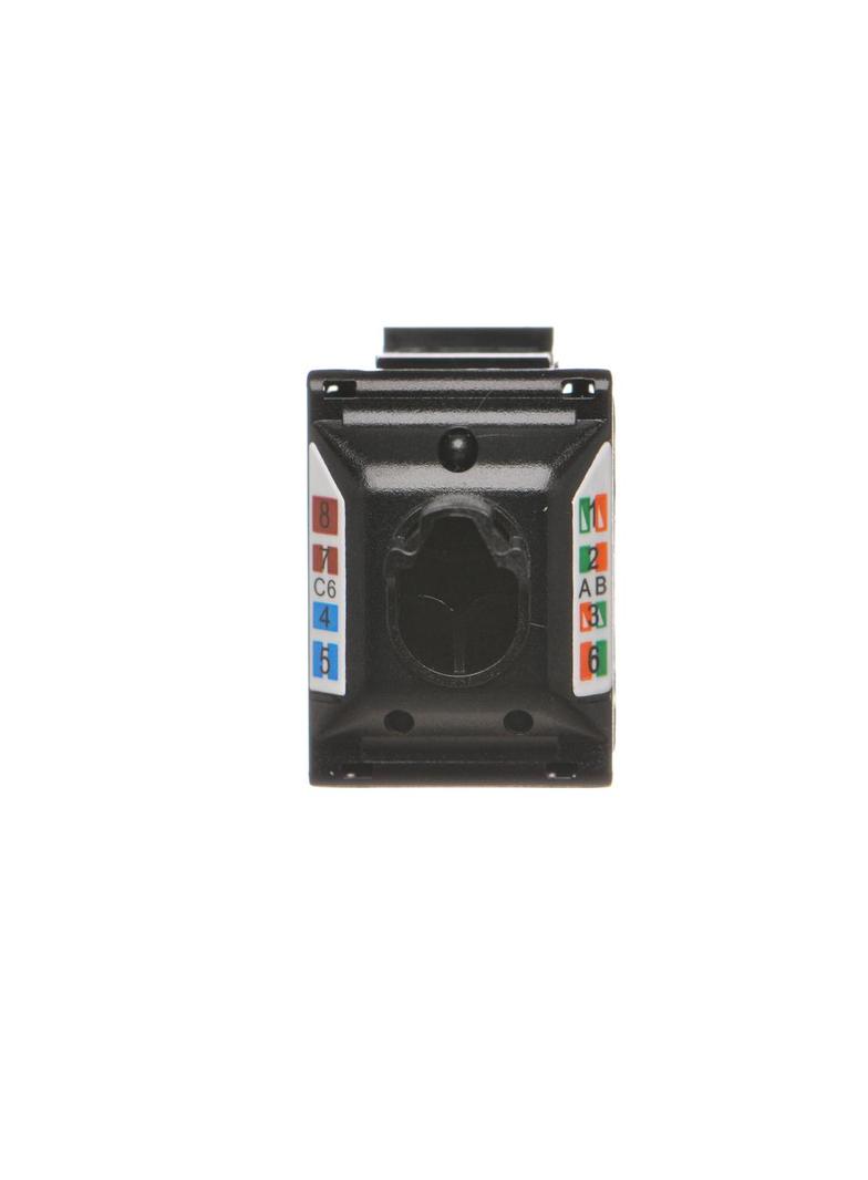 WM1K-W1xxF1-0011 Wkład gniazda komputerowego RJ45 kat.6 UTP z przesłoną przeciwkurzową