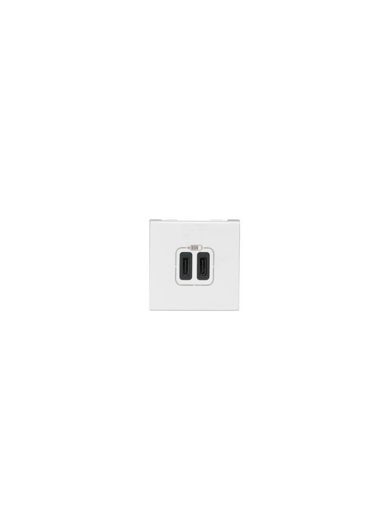 Mosaic - Ładowarka Usb 2400 Ma Typ-C Biały 077590 LEGRAND