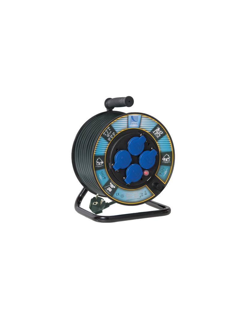 PB O 250 H05VV  F 3x1,5 - 20m, 4xGZ16A (250V), IP 44,